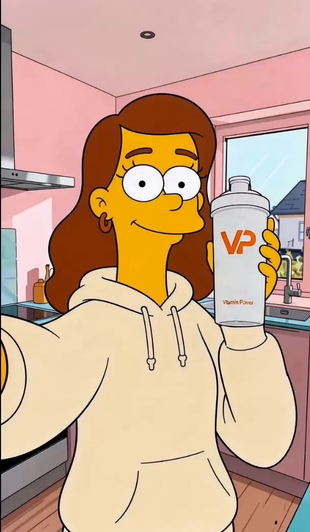 Yellow cartoon style
